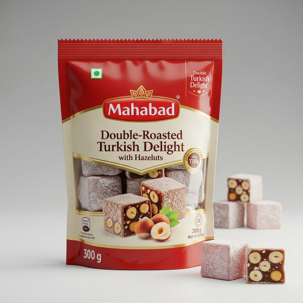 Double-Roasted Turkish Delight with Hazelnuts – 300g