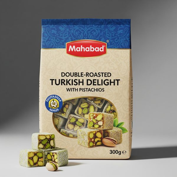 Double-Roasted Turkish Delight with Pistachios – 300g