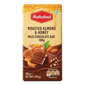 Roasted Almond & Honey Milk Chocolate Bar